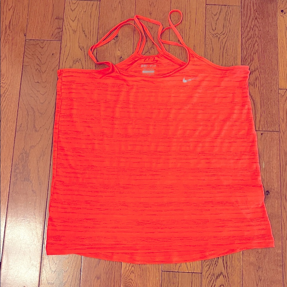 Nike Women’s Dri-Fit Tank Top, Size X-Small, Coral